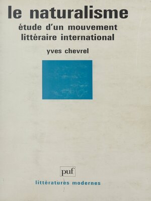 cover image of Le naturalisme